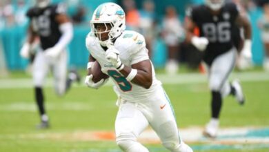 Las Vegas Raiders vs Miami Dolphins Match Player Stats