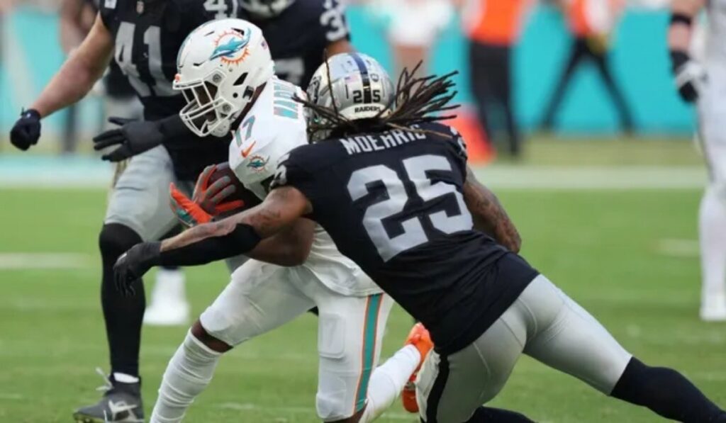 Las Vegas Raiders vs Miami Dolphins Match Player Stats
