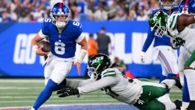 New York Giants vs New York Jets Match Player Stats