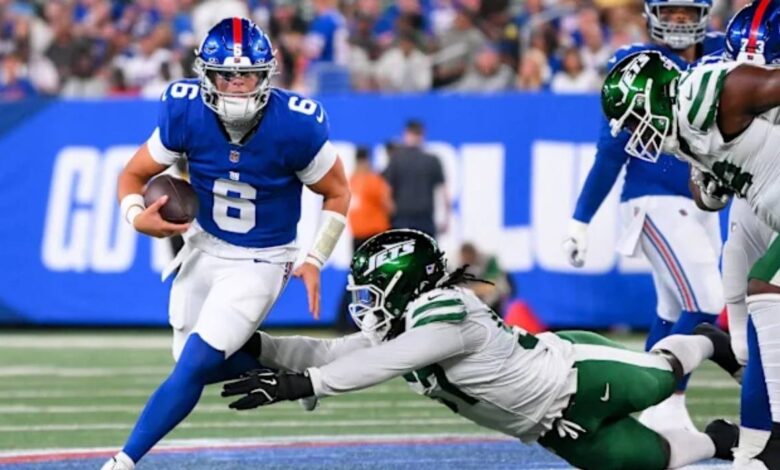New York Giants vs New York Jets Match Player Stats