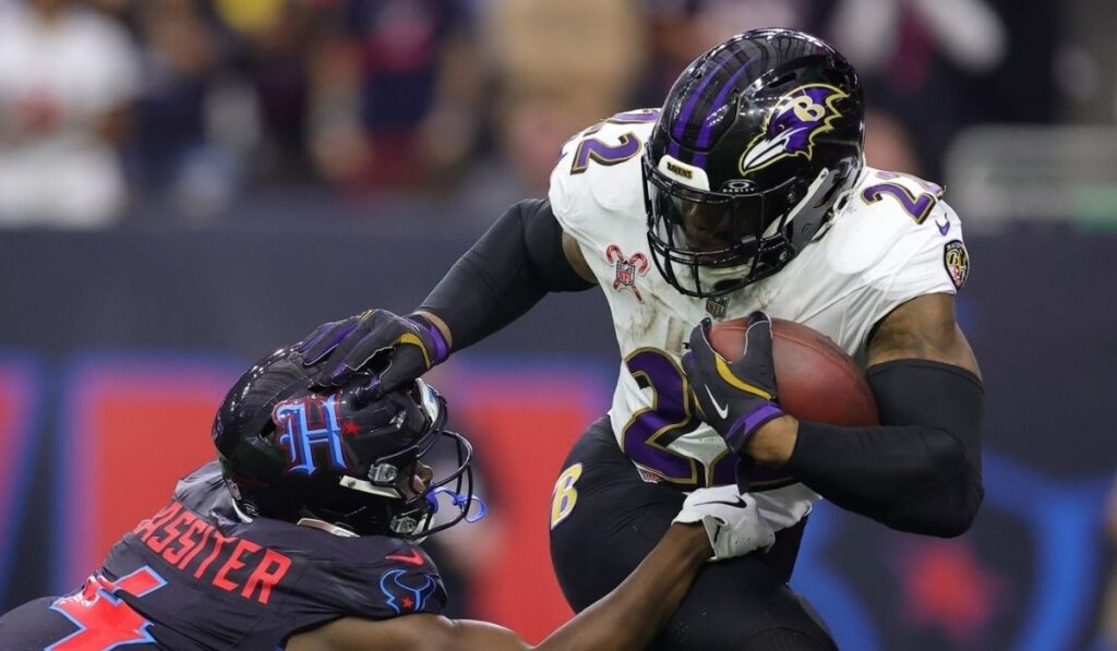 Baltimore Ravens vs Texans Match Player Stats