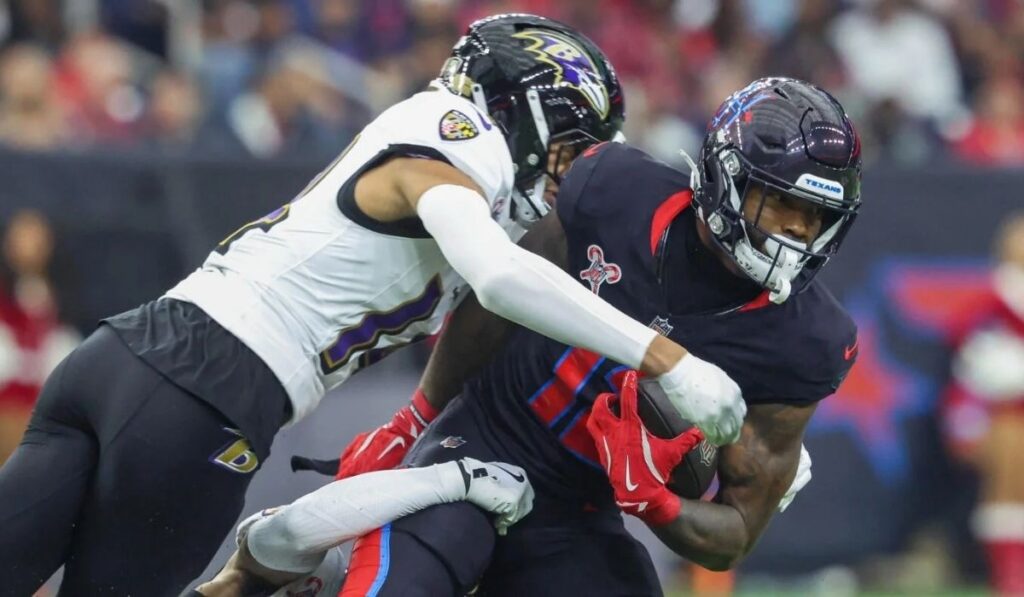 Baltimore Ravens vs Texans Match Player Stats