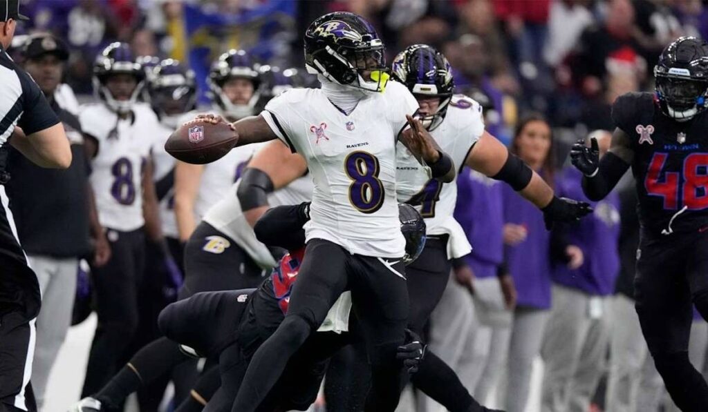 Baltimore Ravens vs Texans Match Player Stats