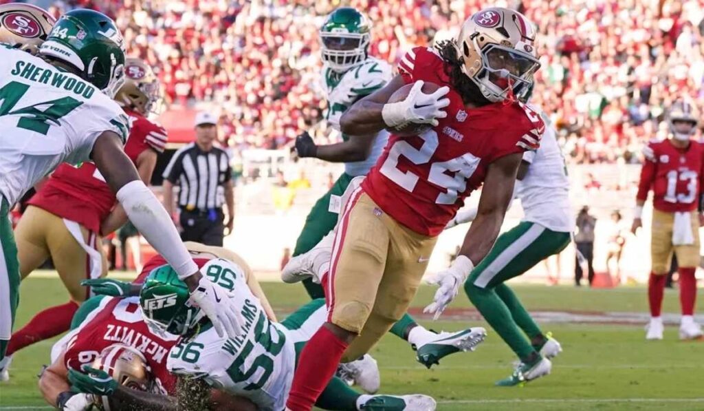 New York Jets vs 49ers Match Player Stats