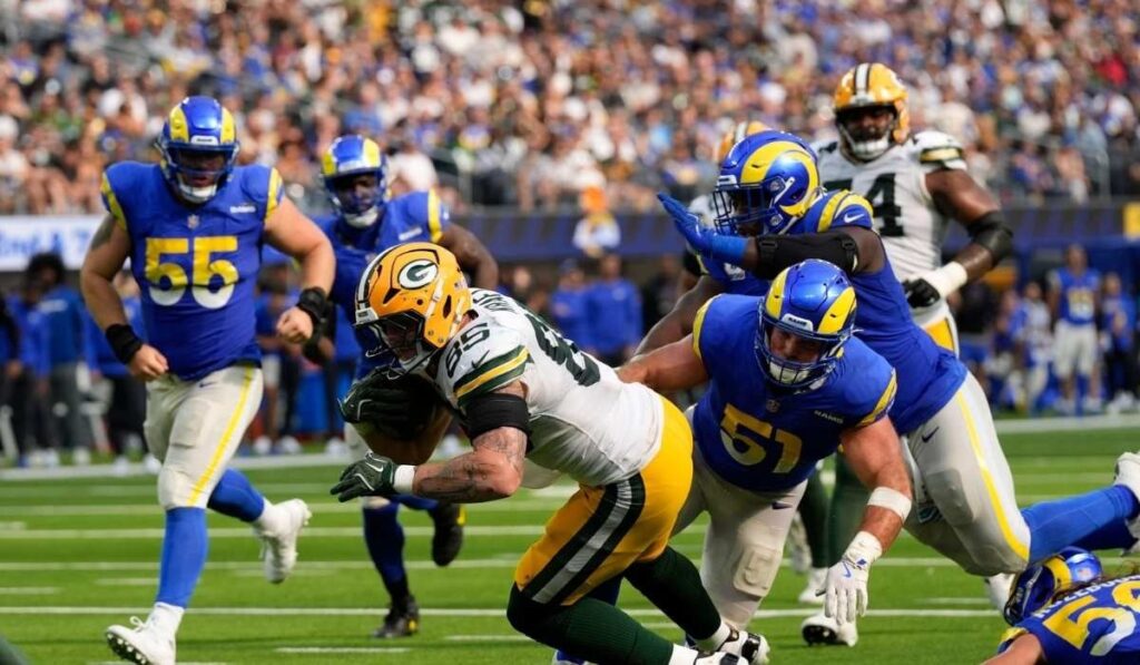 green bay packers vs los angeles rams match player stats