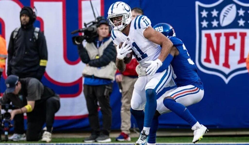 colts vs new york giants match player stats