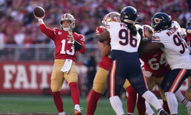 Chicago Bears vs 49ers Player Stats