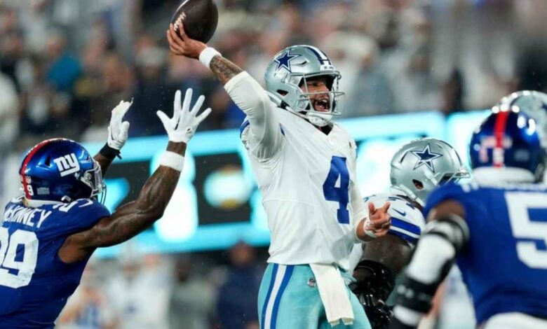 New York Jets vs Dallas Cowboys Match Player Stats