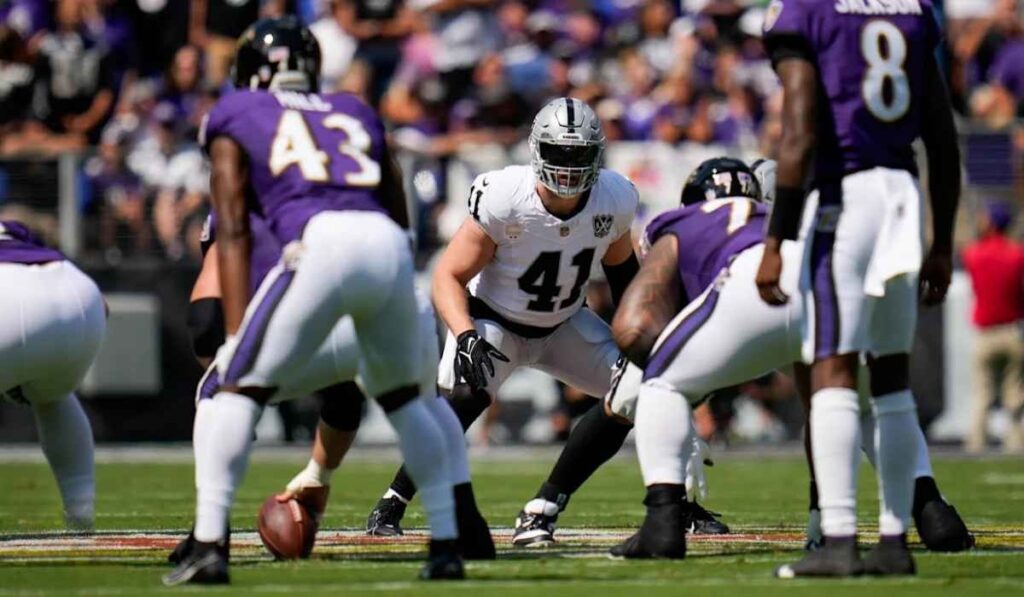 Las Vegas Raiders vs. Baltimore Ravens Match Player Stats