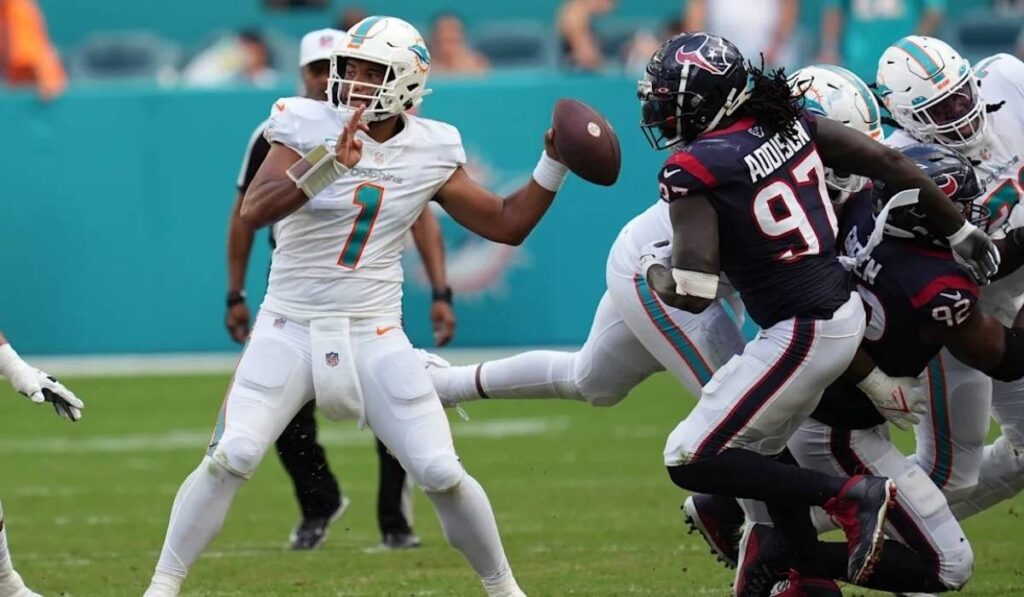 Miami Dolphins vs Texans Match Player Stats
