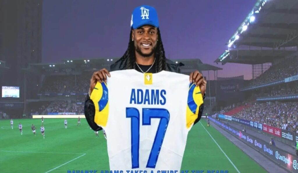 davante adams takes a swipe at the bears.