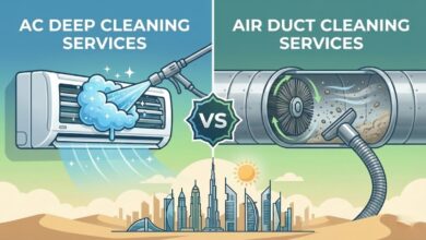 AC Deep Cleaning Services vs Air Duct Cleaning in the UAE
