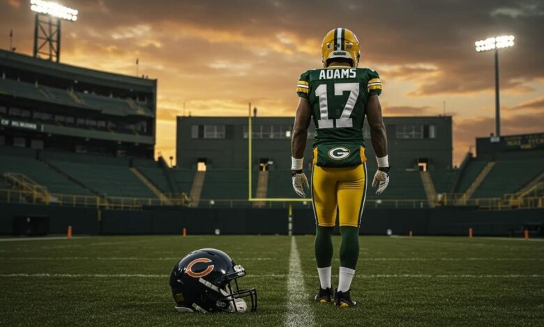 davante adams takes a swipe at the bears.