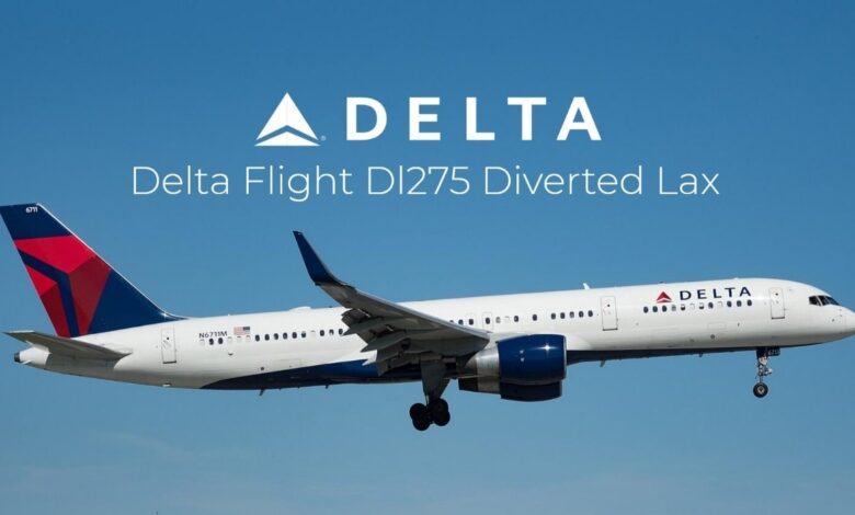 delta flight dl275 diverted lax