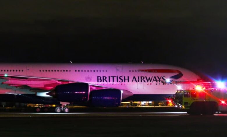 british airways emergency flight ba286