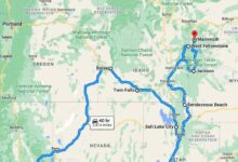 california to montana road trip