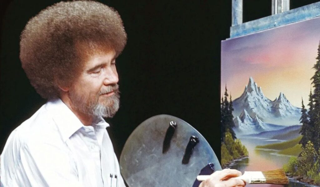 bob ross painting