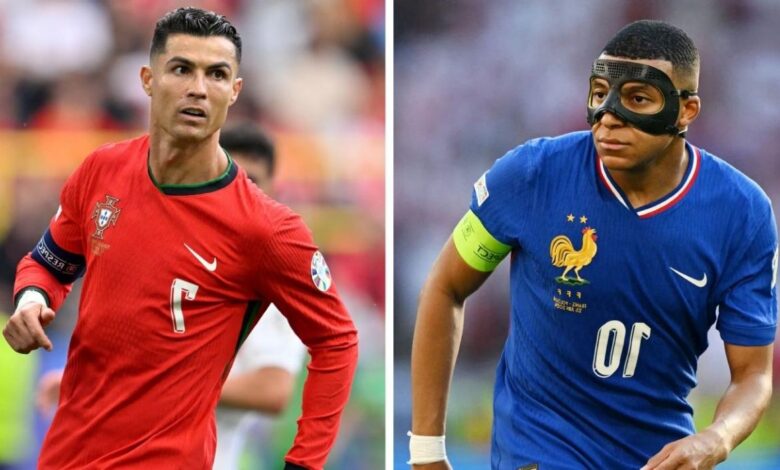 portugal national football team vs france national football team timeline